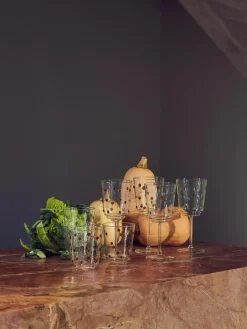 Mondgeblazen wijnglazen Nob van borosilicaatglas, 2 stuks^Pols Potten Online