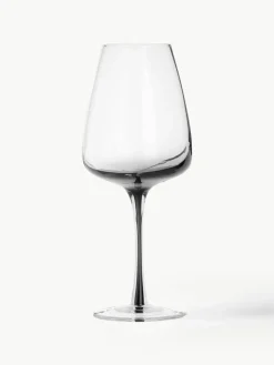Mondgeblazen wijnglazen Smoke met kleurverloop, 4 stuks^Broste Copenhagen Discount