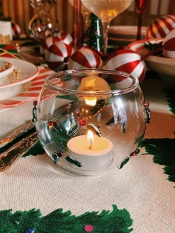 Mondgeblazen windlicht Winter Berries^Anna + Nina Clearance