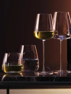 Mondgeblazen witte wijnglazen Wine Culture, 2 stuks^Lsa International Discount