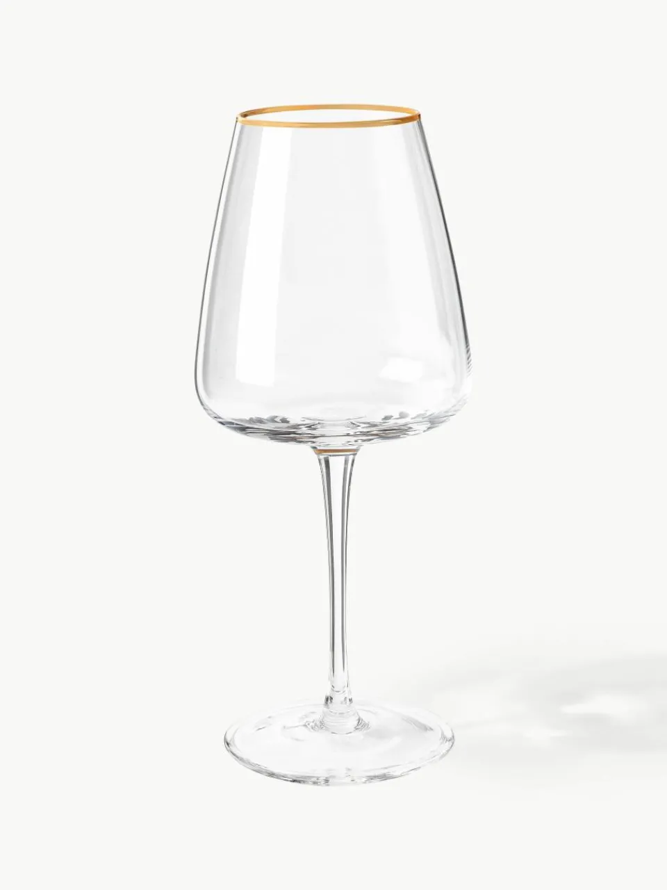 Mondgeblazen witte wijnglazen Ellery, 4 stuks^Westwing Collection Sale