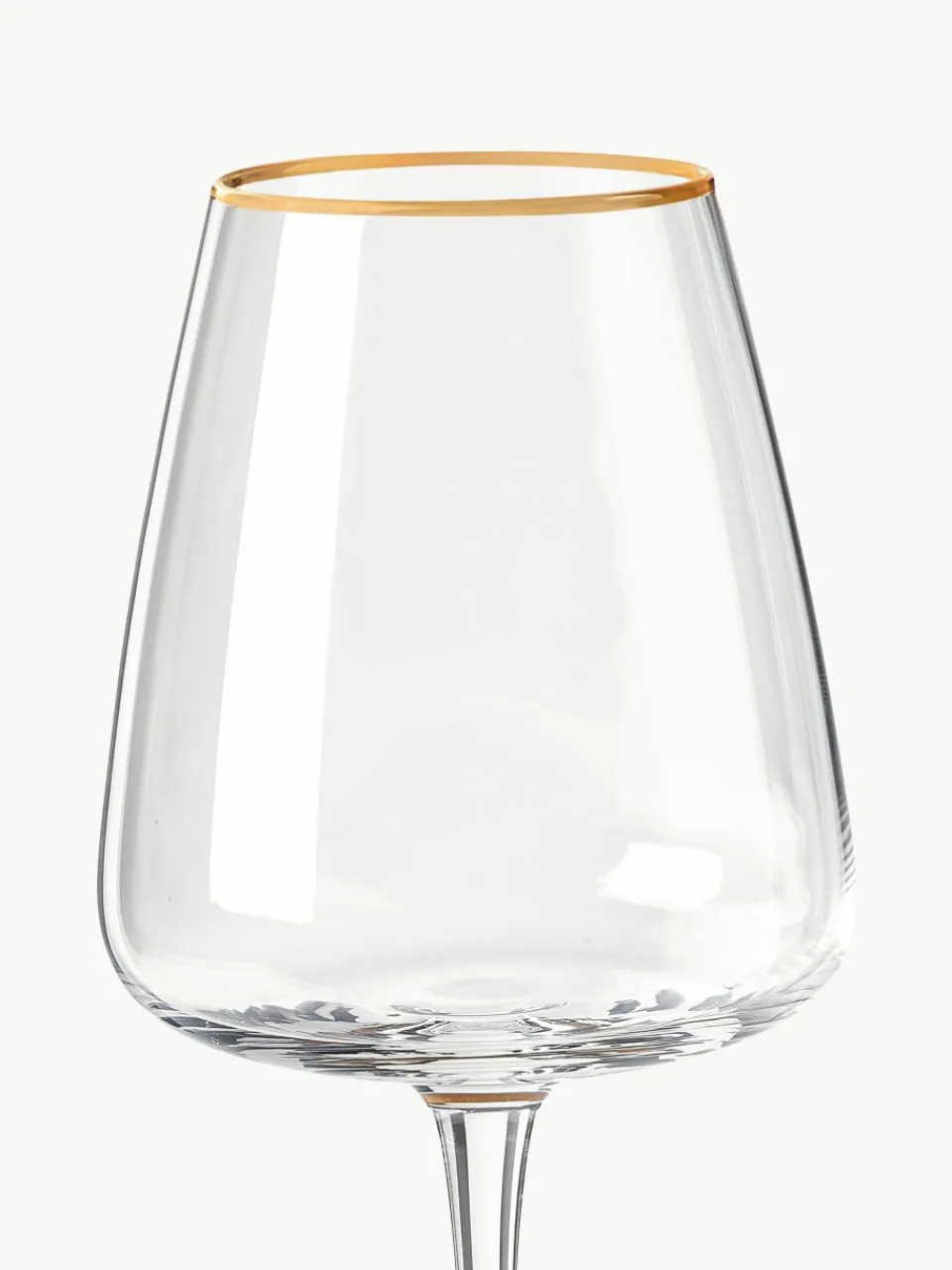 Mondgeblazen witte wijnglazen Ellery, 4 stuks^Westwing Collection Sale