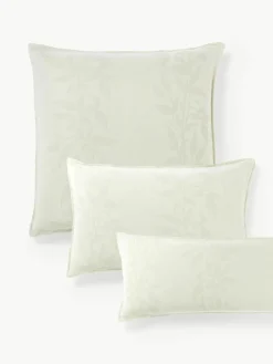 Mousseline kussenhoes Jasmina met bloemmotief^Westwing Collection Best