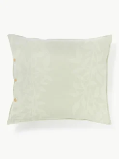 Mousseline kussenhoes Jasmina met bloemmotief^Westwing Collection Best