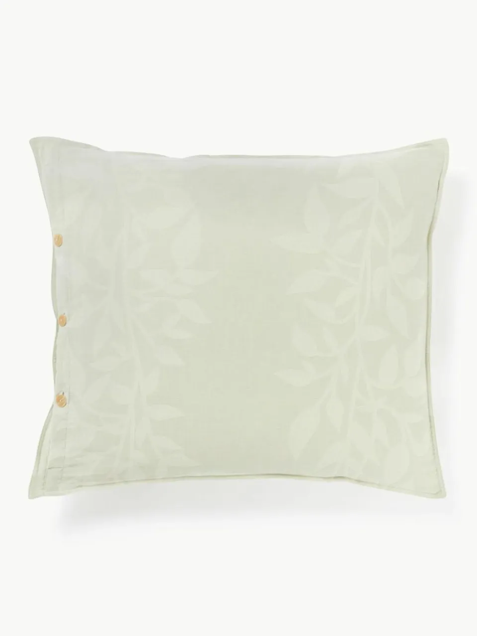 Mousseline kussenhoes Jasmina met bloemmotief^Westwing Collection Best