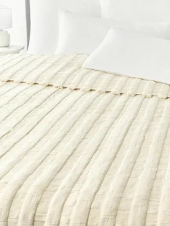 Mousseline sprei Bethany met franjes^Westwing Collection Best