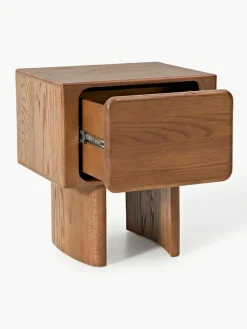 Nachtkastje Chandler van eikenhout^Westwing Collection Online
