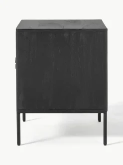 Nachtkastje June van mangohout met lades^Westwing Collection Hot