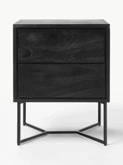 Nachtkastje Luca van mangohout met lades^Westwing Collection Sale