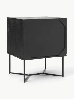 Nachtkastje Luca van mangohout met lades^Westwing Collection Sale