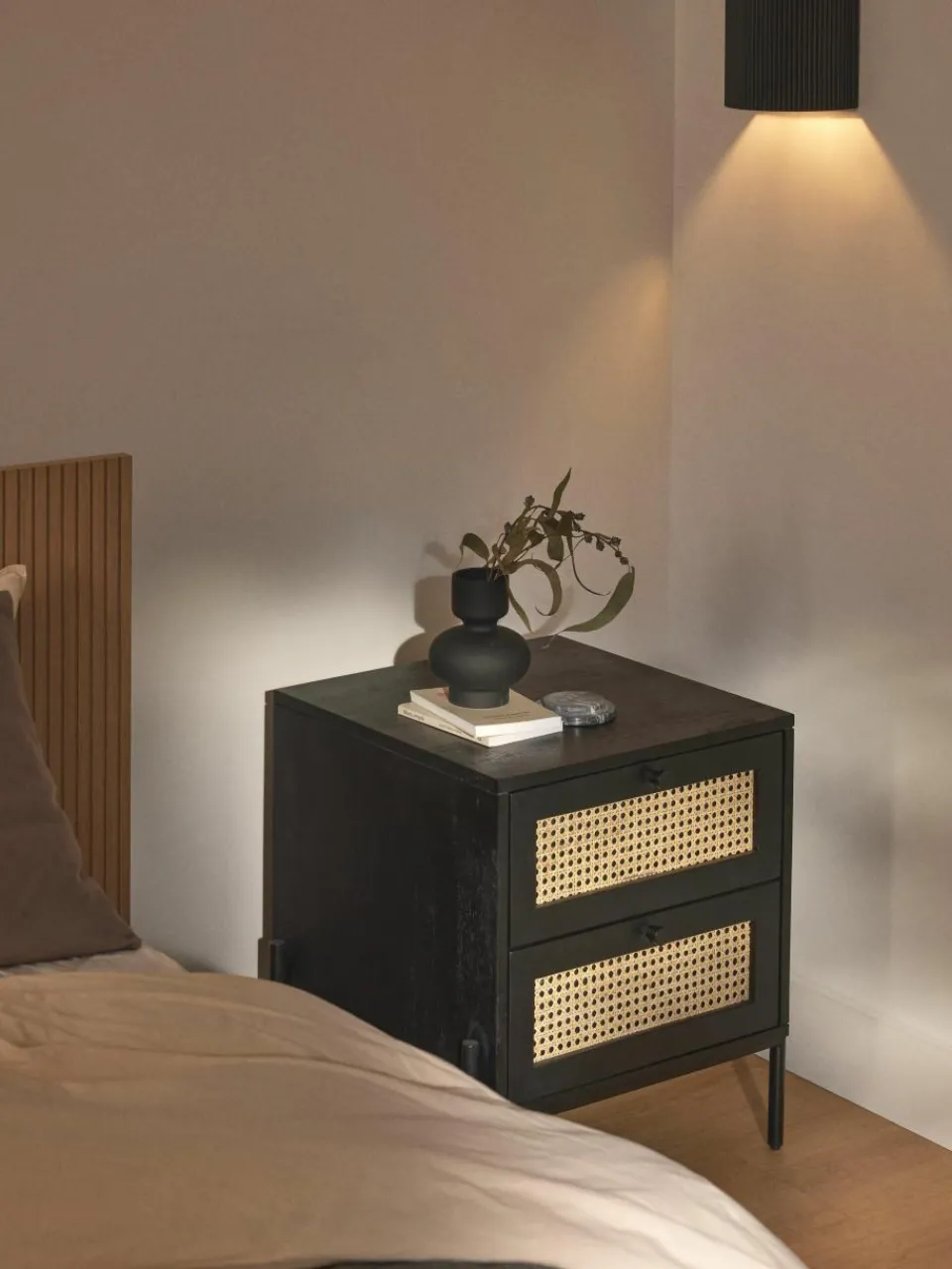 Nachtkastje Vienna met lades^Westwing Collection Best