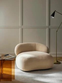 Niervormige loungefauteuil Alba^Westwing Collection Sale