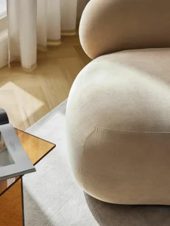 Niervormige loungefauteuil Alba^Westwing Collection Sale