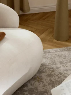Niervormige loungefauteuil Alba^Westwing Collection Sale