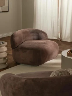 Niervormige loungefauteuil Alba^Westwing Collection Discount