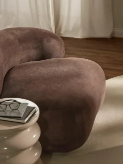 Niervormige loungefauteuil Alba^Westwing Collection Discount