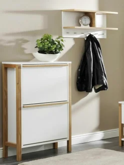 Northgate schoenenkast met inklapbare planken^Woodman Sale