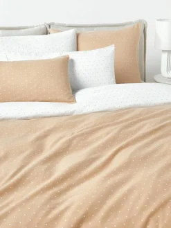 Omkeerbaar flanellen dekbedovertrek Betty, met stippels^Westwing Collection Discount