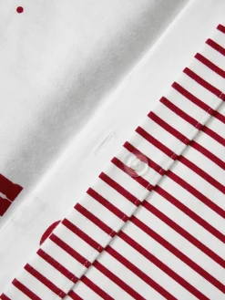 Omkeerbare flanellen kussenhoes Noan met notenkrakermotief^Westwing Collection Sale