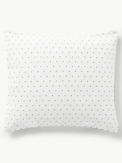Omkeerbare flanellen kussenhoes Betty, met stippels^Westwing Collection Discount