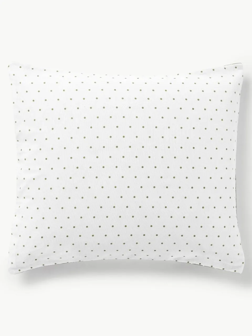 Omkeerbare flanellen kussenhoes Betty, met stippels^Westwing Collection Discount