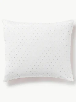 Omkeerbare flanellen kussenhoes Betty, met stippels^Westwing Collection Outlet
