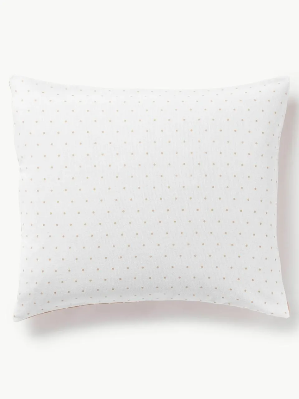 Omkeerbare flanellen kussenhoes Betty, met stippels^Westwing Collection Outlet