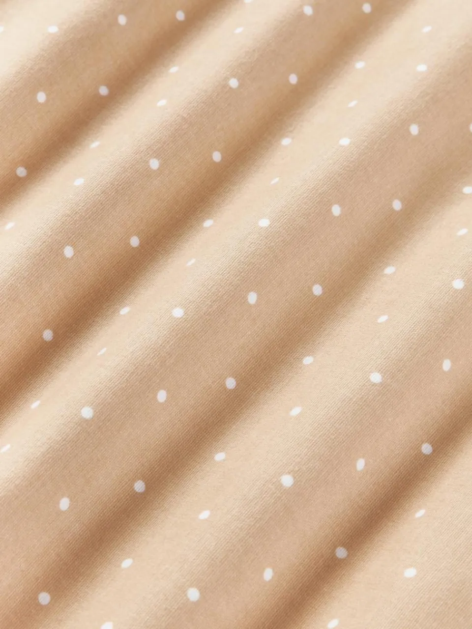 Omkeerbare flanellen kussenhoes Betty, met stippels^Westwing Collection Outlet