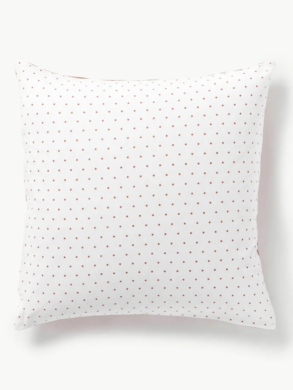 Omkeerbare flanellen kussenhoes Betty, met stippels^Westwing Collection Fashion