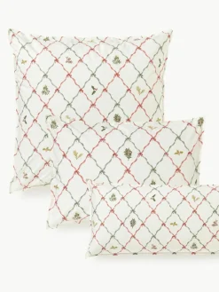 Omkeerbare kussensloop Twigs van perkalkatoen^Westwing Collection Clearance