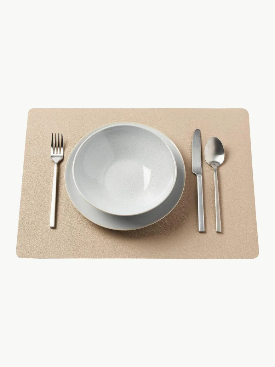 Omkeerbare placemats van imitatieleer, 4 stuks^BITZ Hot