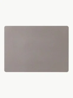 Omkeerbare placemats van imitatieleer, 4 stuks^BITZ Best