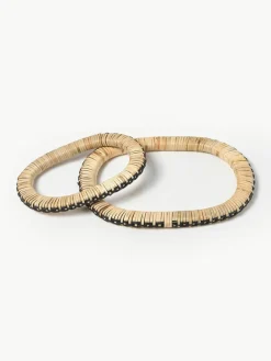Onderzetter Weave van rotan en mangohout, 2-delig^ferm LIVING Best
