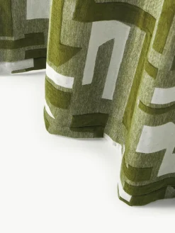 Ondoorzichtig chenille gordijn Felice met lusband, 2 stuks^Westwing Collection Online