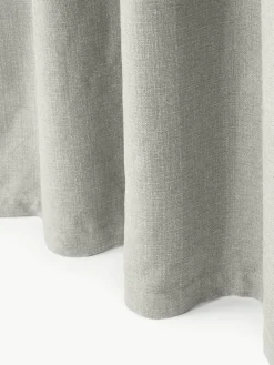 Ondoorzichtig gordijn Jensen met multiband, 2 stuks^Westwing Collection Fashion
