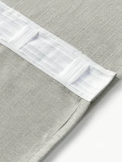 Ondoorzichtig gordijn Jensen met multiband, 2 stuks^Westwing Collection Fashion