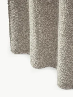 Ondoorzichtige bouclé gordijnen Bellamie met tunnelzoom, 2 stuks^Westwing Collection Fashion
