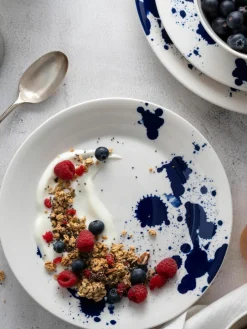 Ontbijtbord Pacific blauw van porselein, 6-delig^ROYAL DOULTON Online