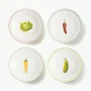 Ontbijtbord Vegetable van beenderporselein, set van 4^&k Amsterdam New