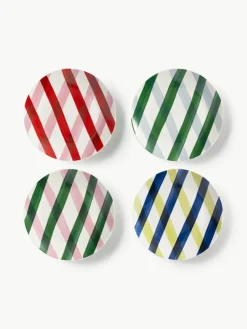Ontbijtborden Bliss met kerstmotief, 4-delig^&k Amsterdam Best