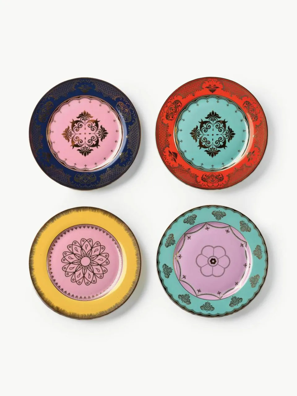 Ontbijtborden Grandpa, set van 4^Pols Potten Best