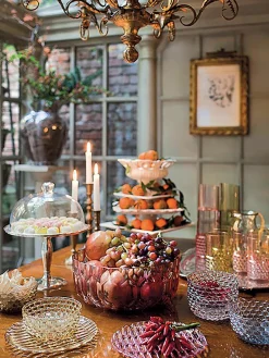 Ontbijtborden Jellies met structuurpatroon, 4 stuks^Kartell Fashion