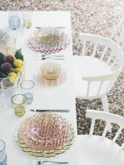 Ontbijtborden Jellies met structuurpatroon, 4 stuks^Kartell Hot