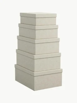Opbergdozen Joel, set van 5^Bigso Box of Sweden New