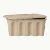 Opbergdozen Pulp van papierpulp, D 18 cm, 2 stuks^ferm LIVING Best