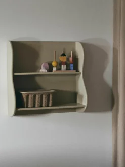 Opbergdozen Pulp van papierpulp, D 18 cm, 2 stuks^ferm LIVING Best