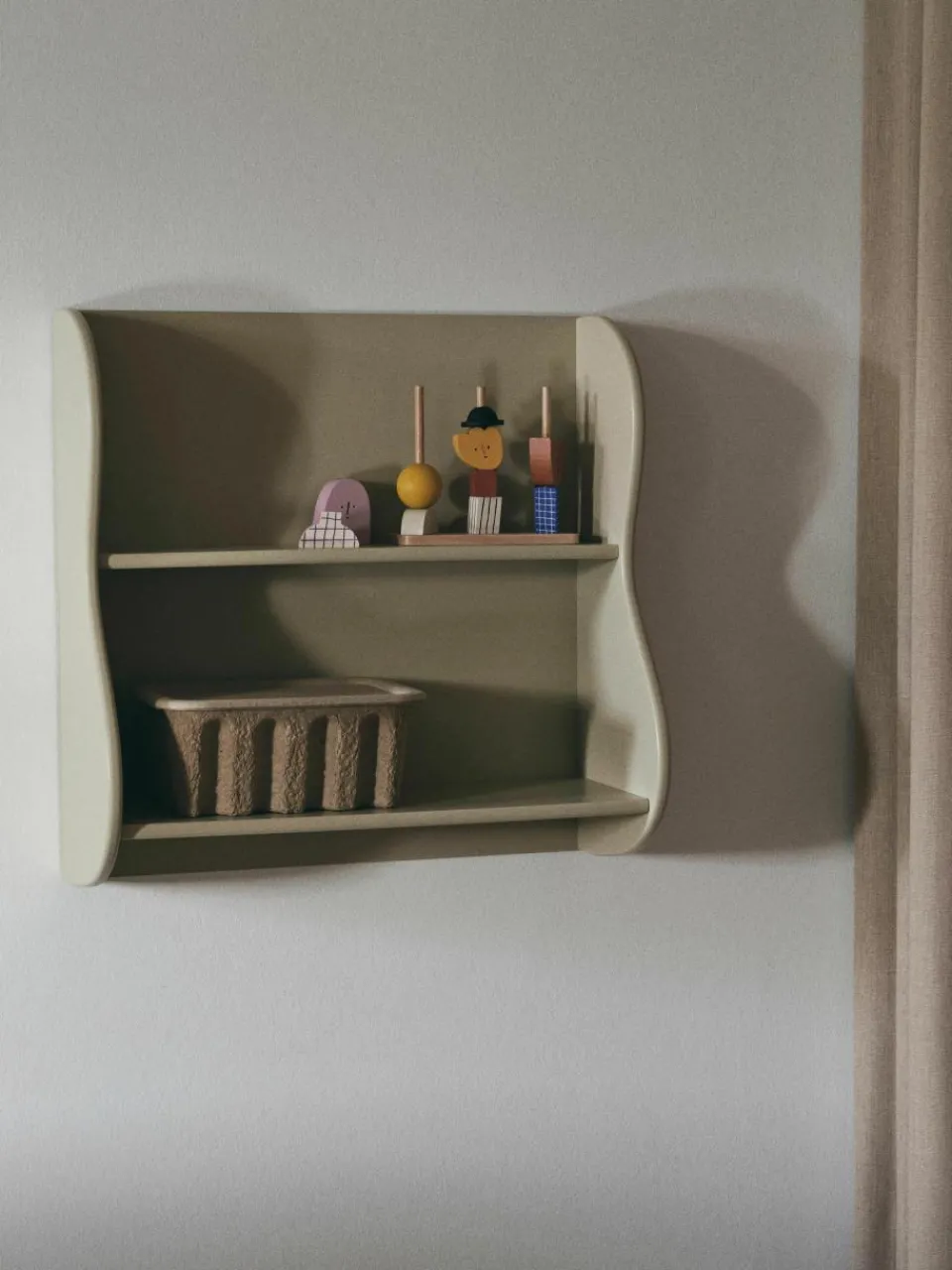 Opbergdozen Pulp van papierpulp, D 18 cm, 2 stuks^ferm LIVING Best