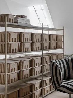 Opbergdozen Pulp van papierpulp, D 30 cm, 2 stuks^ferm LIVING Best