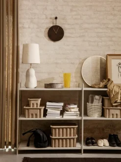 Opbergdozen Pulp van papierpulp, D 30 cm, 2 stuks^ferm LIVING Best