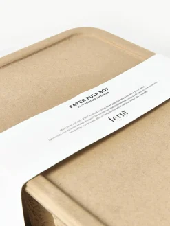 Opbergdozen Pulp van papierpulp, D 30 cm, 2 stuks^ferm LIVING Best